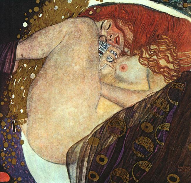 Gustav Klimt Danae Sweden oil painting art